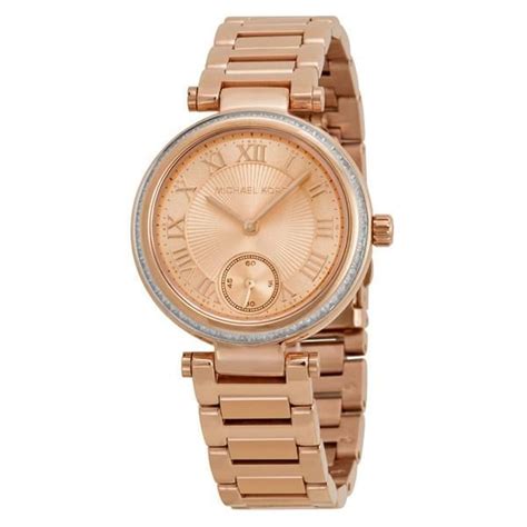 michael kors skylar rose gold ladies bracelet watch|Mini Skylar Rose Gold.